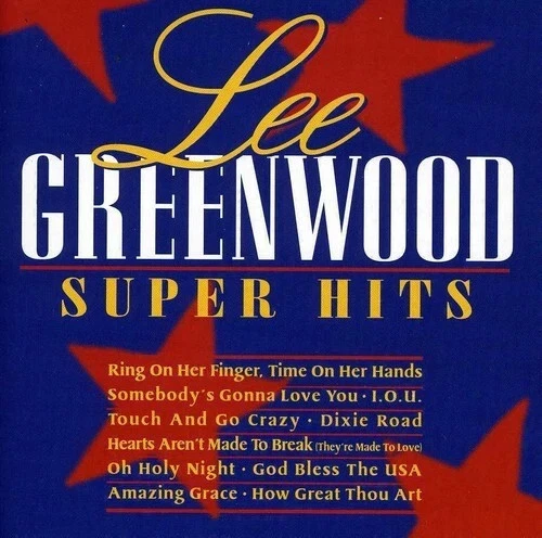 Super hits by Lee Greenwood (CD) DISC+CVR ART*NO CASE*VG - Imagem 1 de 1