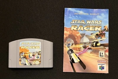 Star Wars: Episode I Racer (Nintendo 64) Con Manual - Videojuego N64 Usado Foto 1 de 4