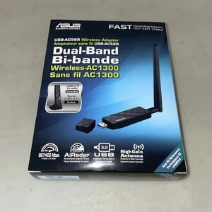 Asus USB-AC56R AC1200 Dual Band USB 3.0 Wireless WI-FI Adapter *New Open Box* - Picture 1 of 7