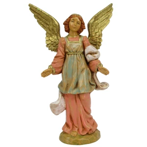 Fontanini Italien stehender Engel 5" Figur Krippe #51 Vintage 1994 Simonetti - Bild 1 von 5