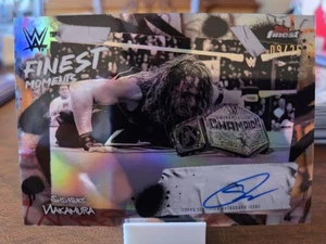 Shinsuke Nakamura 2025 Topps Finest WWE Finest MOMENTS Black 09/25 AUTO #FMS-SNK - Picture 1 of 2