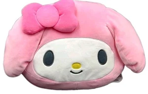 Neu Sanrio My Melody Gesichtskissen Stofftier Plüschtier rosa Puppe Geschenk Japan US-Versand - Bild 1 von 7
