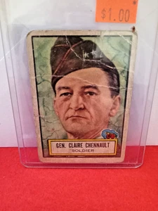 1952 Topps LOOK & SEE Card # 36 Gen. Claire Chennault  Creased Filler - Picture 1 of 2