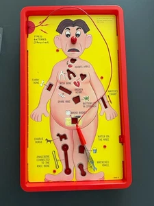 Original Operation Game Board ONLY Hasbro 1965 BUZZER NOT WORKING - Picture 1 of 8