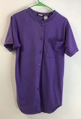 Camisa de béisbol vintage de los 90 S Gitano para mujer púrpura estilo abotonado 💜 Foto 1 de 4