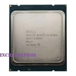 Intel Xeon E5-2620 V2 E5-2630 V2 E5-2670 V2 E5-2640 V2 E5-2650 V2 LGA 2011 CPU - Picture 1 of 8