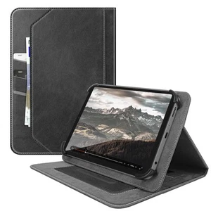 Avizar Étui Rétro pour Tablette 10 pouces Support Réglable et Porte-Carte Noir - Photo 1/6