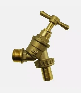 Brass Outdoor Garden Tap Hose Union Bib Tap 1/2" (3349) - Picture 1 of 4