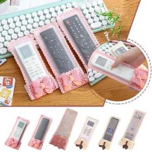 Bow Lace Fabric Remote Control Cover Dust Cover Protective GXR Cover J4C6 Y8B6 - Picture 1 of 30