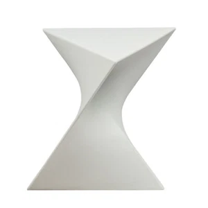 LeisureMod Triangular Side End Table in ABS Plastic Lightweight Accent Table - Picture 1 of 78