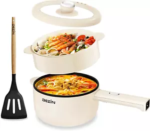 "Electric Hot Pot 2L Non-Stick Saut Pan Rapid Noodles Cooker Mini for Steak ... - Picture 1 of 8