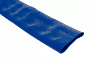 Blue PVC Layflat Water Delivery Hose 1" - 6" Discharge Pump Irrigation Lay Flat - Picture 1 of 1