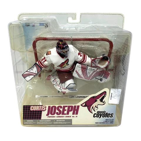 Mcfarlane NHL Curtis Joseph Phoenix Coyotes White Jersey Series 14 Figure Cover