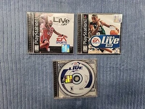 Lot mit 3 Spielen: NBA Live 98 + 99 + 2001 (Sony PlayStation 1) GUT GETESTET! - Bild 1 von 3