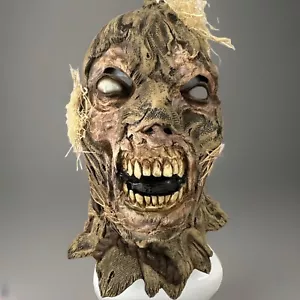 Zombie Scarecrow Halloween Mask Ghoulish Productions - Picture 1 of 8