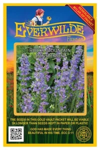 2000 Rocky Mountain Penstemon Wildblumensamen - Everwilde Farms Mylar Paket - Bild 1 von 3