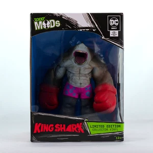 McFarlane DC Direct King Shark Todd's Mods Collector Vinyl 4.5" Posed Figure - Imagen 1 de 8