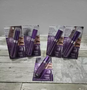 5X Máscara de pestañas Covergirl Simply Ageless - #115 marrón oscuro - Imagen 1 de 5