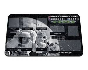 Desolate Playmat Custom Neoprene Space Alien Board Game Mat 18" x 12" - Picture 1 of 4