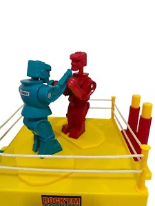 Mattel Rock’em Sock’em Fighting Robots Toy Boxing Game Red and Blue 2014 - Picture 1 of 5