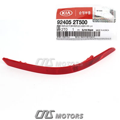 Fits 2014-2015 Kia Optima ⭐GENUINE⭐ REAR Bumper Reflector LEFT DRIVER 924052T500 - Image 1 of 3