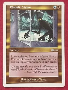 Magic The Gathering BEATDOWN BOX SET DIABOLIC VISION black/blue card MTG - Picture 1 of 2