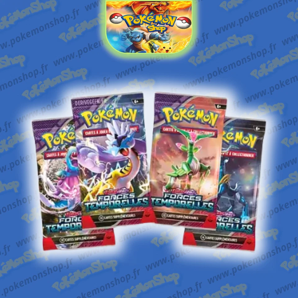 Pokémon Booster Blister EV05 Forces Temporelles à l'unité EN STOCK Fr Neuf