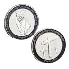 Silver Medal Philippians 4:13 Commemorative Coin Strength Christian Coin Cross