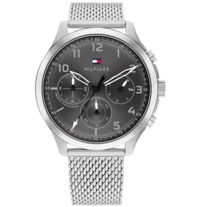 Tommy Hilfiger Multifunction Gray Dial Stainless Steel Men’s Watch - 1791851 - Picture 1 of 2