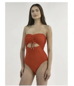 Costume da bagno intero Time And Tru arancione donna taglia media - Foto 1 di 11