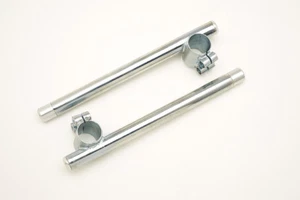 COPPIA SEMIMANUBRI IN ACCIAIO ZINCATO PER MOTO ITALJET DM 30 mm - Picture 1 of 3