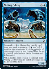 Veiling Oddity FOIL Time Spiral Remastered NM Blue Common MAGIC CARD ABUGames