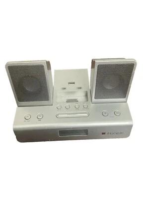 iHome2go Model iH26S Portable Alarm Clock iPod Dock/Player Only • Tested-Works - Image 1 of 4