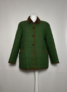 Schneiders Salzburg Schurwolle Mit Cashmere Women's Quilted Jacket Green Size S