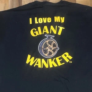 Maglietta da pesca I Love My Giant Wanker mulinello a mosca maglietta divertente XL nera SPEDIZIONE GRATUITA - Foto 1 di 6