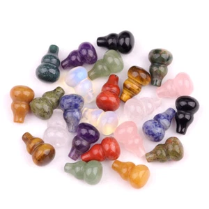 10 PIEZAS Colgante Hecho a Mano Mini Piedras Preciosas de Calabaza Cristal Curativo Decoración - Imagen 1 de 63