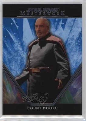 2024 Topps Star Wars Masterwork Blue Count Dooku #3 1m80 - Image 1 of 3