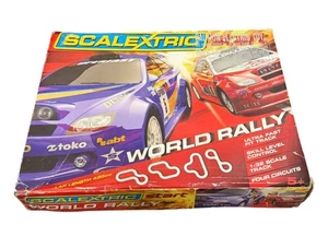 Scalextric Start World Rally 1:32 Scale Slot Car Race Track Set - Picture 1 of 11