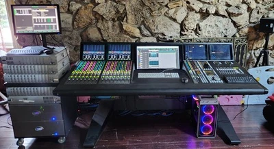 Sistema de mezcla Avid / Euphonix S5 con 16 faders, escritorio del productor, DF66 cargado, etc. Foto 1 de 4