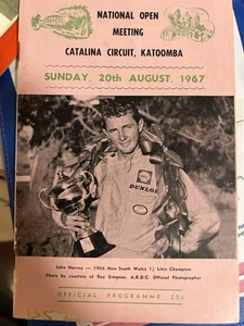 1967 Catalina RACE PROGRAMME VGC Jane Geoghegan Harvey Mustang Nova Coopers - Picture 1 of 5