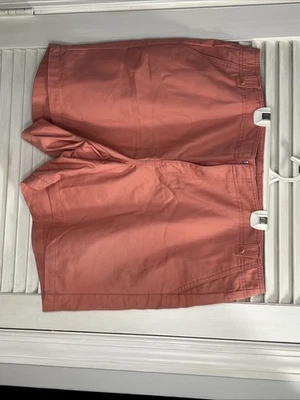 Docker Women Pink Flat Front Chino Shorts 42” Waist , XXL, Preppy, Classic, Fall - Image 1 of 4