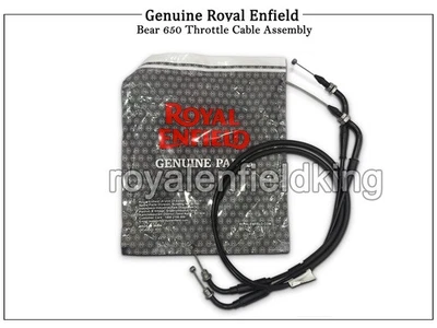 Genuine Royal Enfield Bear 650 "Throttle Cable Assembly" - image 1 of 4