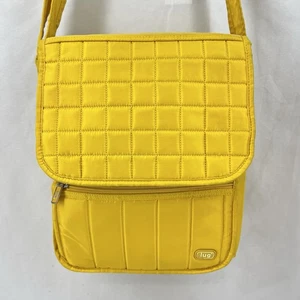 Lug Moped Crossbody gesteppte Tasche Handtasche Ringelblume Reiseruck verstellbarer Riemen - Bild 1 von 19