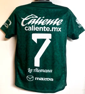 Club Leon F.C. #7  Soccer Jersey Men's SZ: M Green - Used - Picture 1 of 10