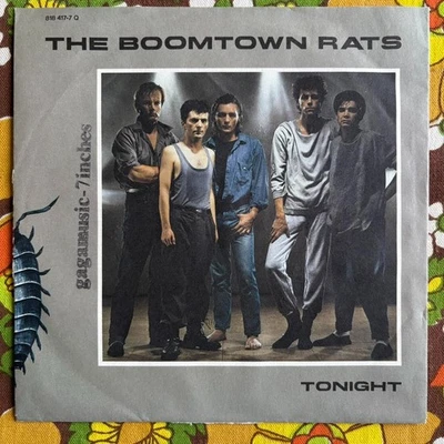Boomtown Rats Tonight 7" 45 RPM Vinyl Record Import VG+ - Image 1 of 3