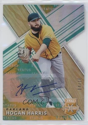 2019 Panini Elite Extra Edition Status Tie-Dye Die-Cut /10 Hogan Harris Auto - Image 1 of 2