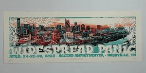 Widespread Panic Poster Ascend Nashville TN 2025 S/N Siebdruck offiziell X/25 JT - Bild 1 von 13