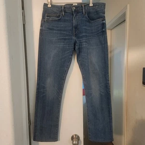 Hiroshi Kato The Pen Slim Stretch Denim Dennis Selvedge Wash W35" L30" Hergestellt in den USA - Bild 1 von 9