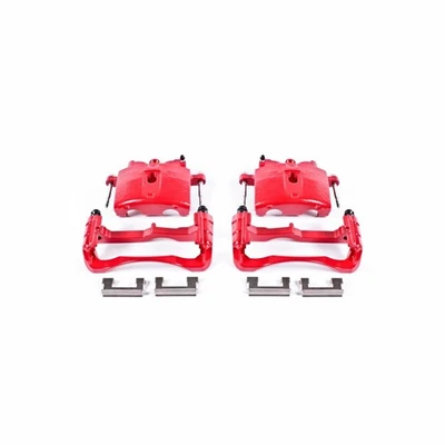 Power Stop Brake Caliper For Chevy Silverado 2500 HD Classic 2007 | Front | Red Foto 1 de 4