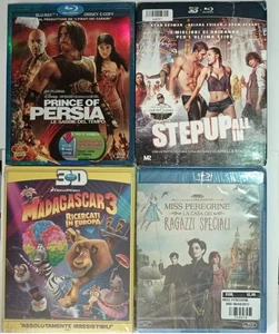 Blu Ray Step Up All 3d + Madagascar 3.3d + Miss Peregrine + Prince Of Persia - Bild 1 von 9
